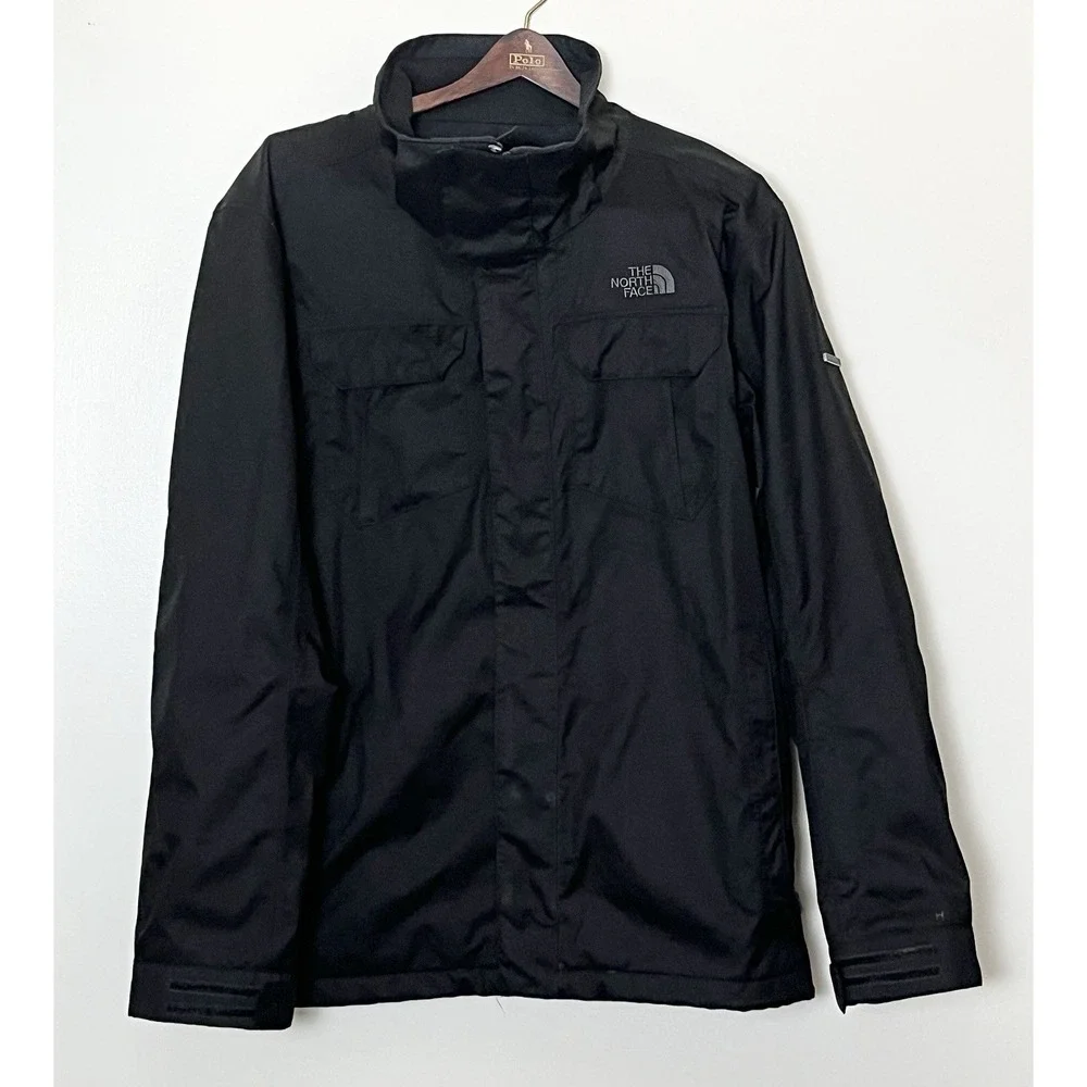 The North Face Jacket Men's XL Black Outdoor Utility Pockets Gorpcore Waterproof